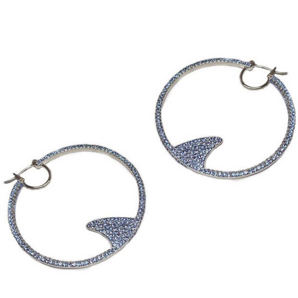 Kate spade shark hoop earrings